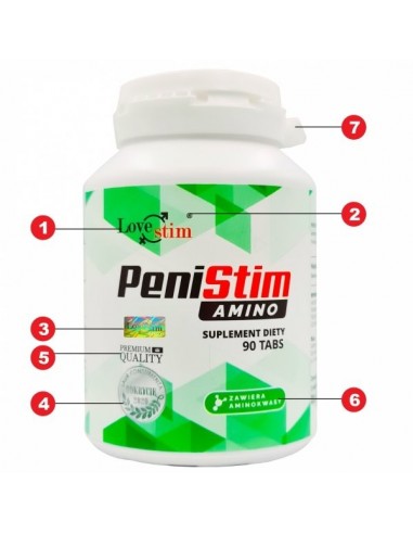 Supl.diety-LSTIM suplement Penistim Amino 90kaps - Dłuższa i mocniejsza erekcja - 3