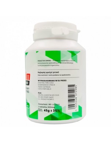 Supl.diety-LSTIM suplement Penistim Amino 90kaps - Dłuższa i mocniejsza erekcja - 4