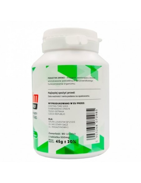 Supl.diety-LSTIM suplement Penistim Amino 90kaps - Dłuższa i mocniejsza erekcja - 4