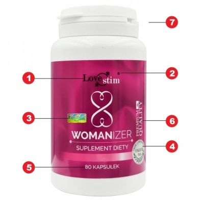 LSTIM suplement WOMANIZER 80kaps - 1 2