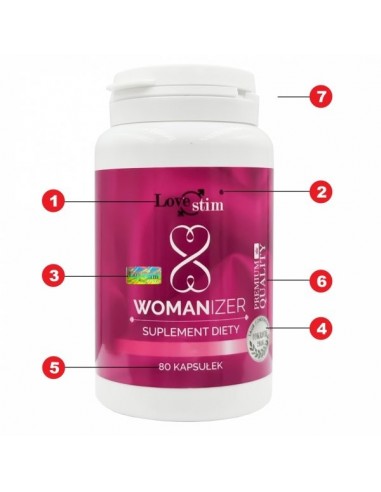 LSTIM suplement WOMANIZER 80kaps - Zwiększenie libida i potencji u kobiet - 2
