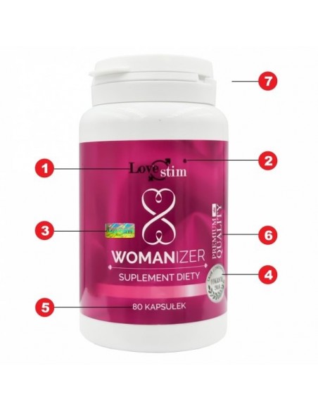 LSTIM suplement WOMANIZER 80kaps - Zwiększenie libida i potencji u kobiet - 2