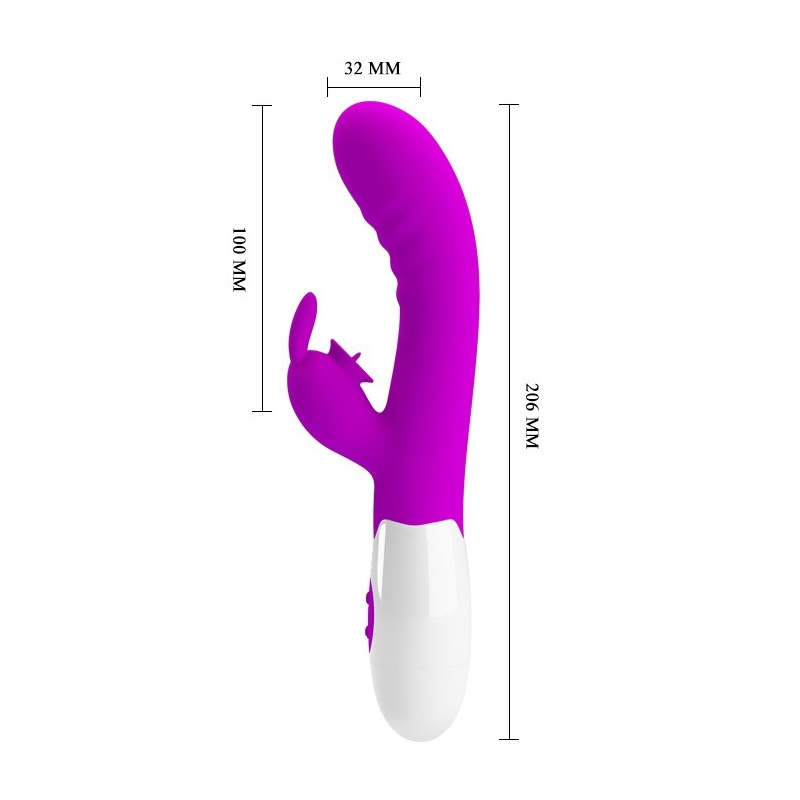Wibrator Cerberus 30 trybów wibracji i lizania, 20,6 cm - 7