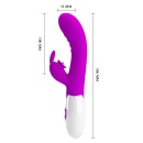 Wibrator Cerberus 30 trybów wibracji i lizania, 20,6 cm - 7