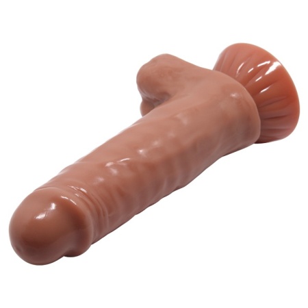 Dildo Beautiful Baron - TPR, podstawa przyssawkowa, średnica 4 cm, długość robocza 19,8 cm - 6