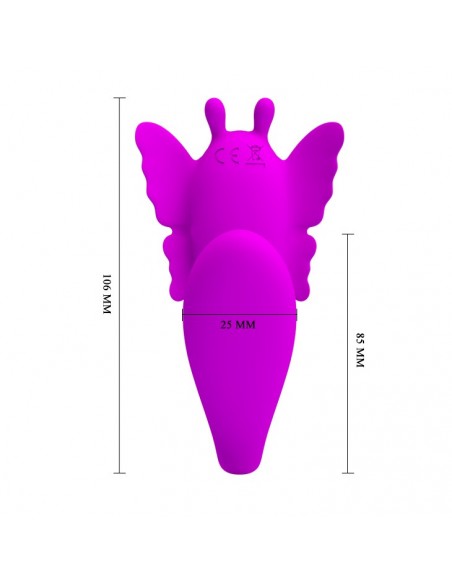 PRETTY LOVE - CHIMERA 12 FUNCTIONS USB PINK - Stymulatory łechtaczki klasyczne - 6