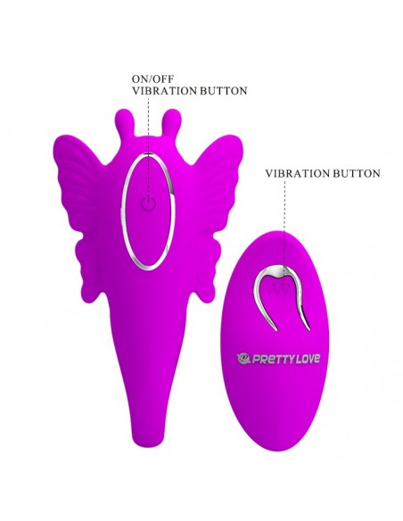 PRETTY LOVE - CHIMERA 12 FUNCTIONS USB PINK - Stymulatory łechtaczki klasyczne - 7