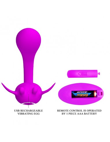 PRETTY LOVE - CHIMERA 12 FUNCTIONS USB PINK - Stymulatory łechtaczki klasyczne - 8