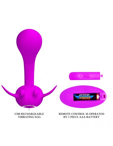 PRETTY LOVE - CHIMERA 12 FUNCTIONS USB PINK - Stymulatory łechtaczki klasyczne - 8