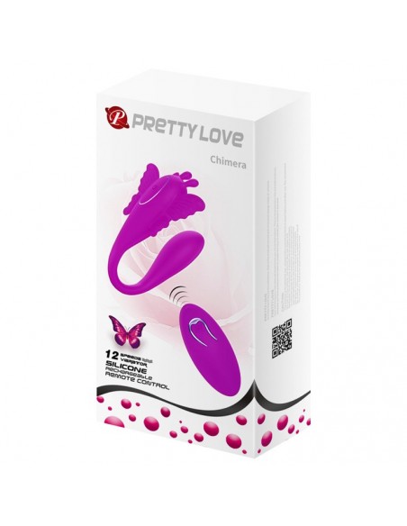 PRETTY LOVE - CHIMERA 12 FUNCTIONS USB PINK - Stymulatory łechtaczki klasyczne - 9