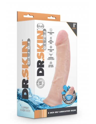 DR. SKIN 8INCH SELF LUBRICATING DILDO - Dilda realistyczne - 2