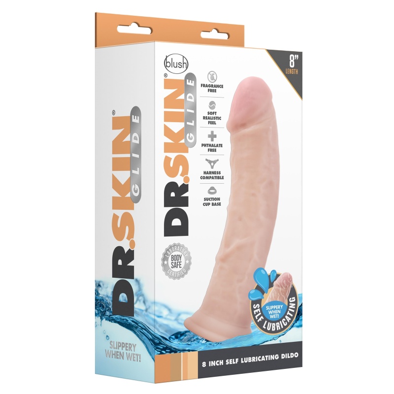 Dildo Samosmarujący Glide 8″ Realistyczny z Przyssawką, 20,3 cm - 3