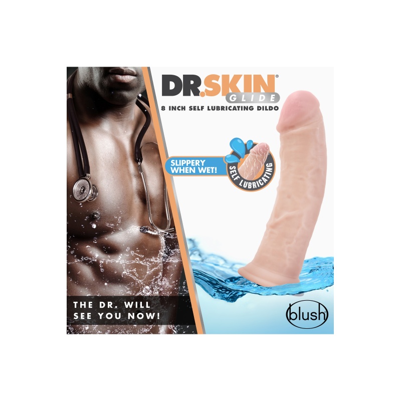 Dildo Samosmarujący Glide 8″ Realistyczny z Przyssawką, 20,3 cm - 6