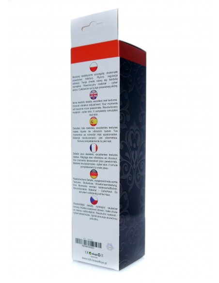 Wibrator Juicy Jelly - Multispeed Black - Wibratory żelowe - 7