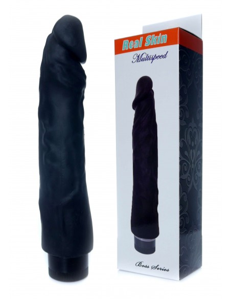 Wibrator-Real Skin - Black - Dilda realistyczne - 1