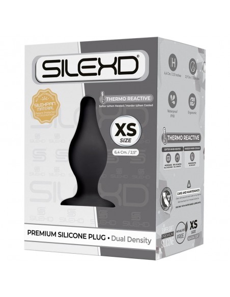 SD. Plug Model 2 XS black box - Korki analne silikonowe - 3