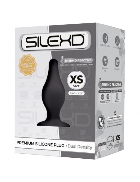 SD. Plug Model 2 XS black box - Korki analne silikonowe - 4