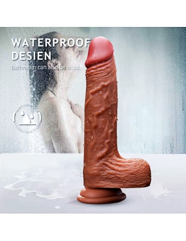 Realistyczny Wibrator z Ruchem Góra/Dół Grzaniem i Wibracjami 21 cm - Wibratory Realistyczne - 5