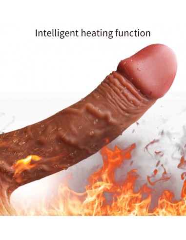 Realistyczny Wibrator z Ruchem Góra/Dół Grzaniem i Wibracjami 21 cm - Wibratory Realistyczne - 8