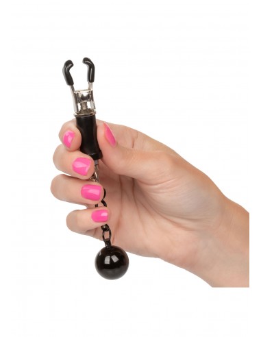 Weighted Twist Nipple Clamps - Klamry i klipsy na sutki - 5