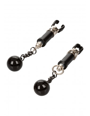 Weighted Twist Nipple Clamps - Klamry i klipsy na sutki - 6