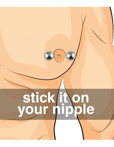 Magnetyczne kulki na penisa Mr.Cock Magnetic Balls 2 pieces - Pierścienie erekcyjne niewibrujące - 3