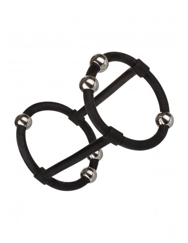 Beaded Silicone Enhancer Cage - Pierścienie erekcyjne niewibrujące - 1