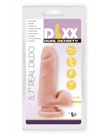 MR. DIXX 5.7INCH DUAL DENSITY DILDO - Dilda realistyczne - 5