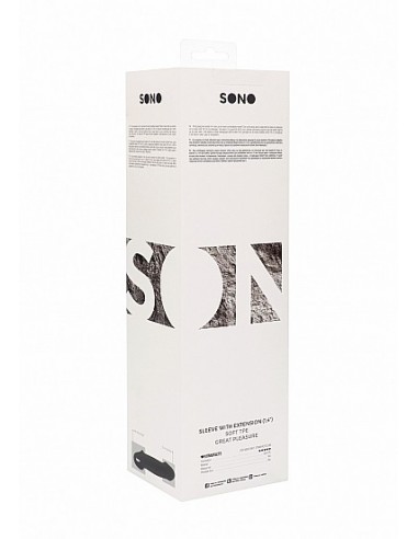 No.17 - Dong Extension - Black - Przedłużki i nakładki na penisa - 3