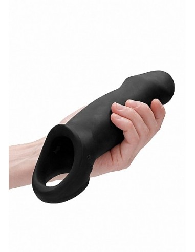 No.17 - Dong Extension - Black - Przedłużki i nakładki na penisa - 7