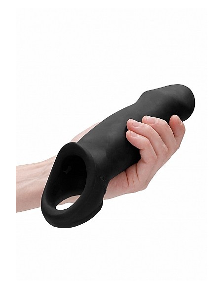 No.17 - Dong Extension - Black - Przedłużki i nakładki na penisa - 7