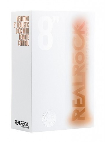 Wibrator Vibrating Realistic Cock - 8" - Skin - Wibratory Realistyczne - 2