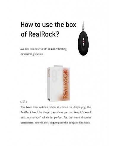 Wibrator Vibrating Realistic Cock - 8" - Skin - Wibratory Realistyczne - 3