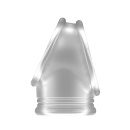 Pierścień erekcyjny No.48 - Cockring with Ball Strap - Translucent - 3