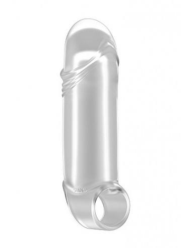 No.35 - Stretchy Thick Penis Extension - Translucent - Przedłużki i nakładki na penisa - 1