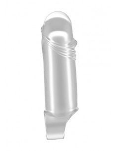 No.35 - Stretchy Thick Penis Extension - Translucent - Przedłużki i nakładki na penisa - 1 2