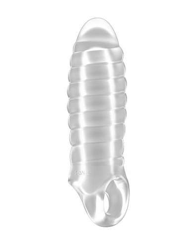 No.36 - Stretchy Thick Penis Extension - Translucent - Przedłużki i nakładki na penisa - 1