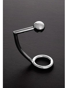 Intruder with C-Ring (55/30mm) - Pierścienie erekcyjne niewibrujące - 1 2