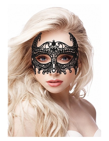 Empress Black Lace Mask - Black - Opaski i maski na oczy - 1