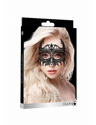 Empress Black Lace Mask - Black - Opaski i maski na oczy - 2