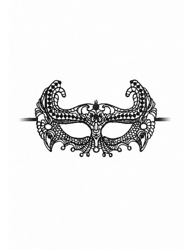 Empress Black Lace Mask - Black - Opaski i maski na oczy - 3