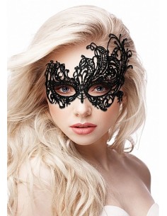 Royal Black Lace Mask - Black - Opaski i maski na oczy - 1