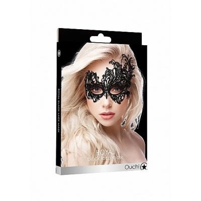 Maska Royal Black Lace Mask - Black - 1 2