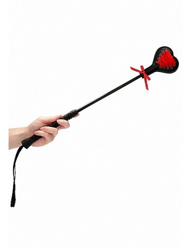 Ouch! Crop Black Heart With Red Lace - Large - Baty, pejcze i packi - 4