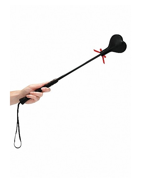 Ouch! Crop Black Heart With Red Lace - Large - Baty, pejcze i packi - 5