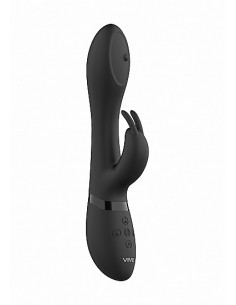 Wibrator Mira - Spinning G-Spot Rabbit - Black - Wibratory Króliczki - 1
