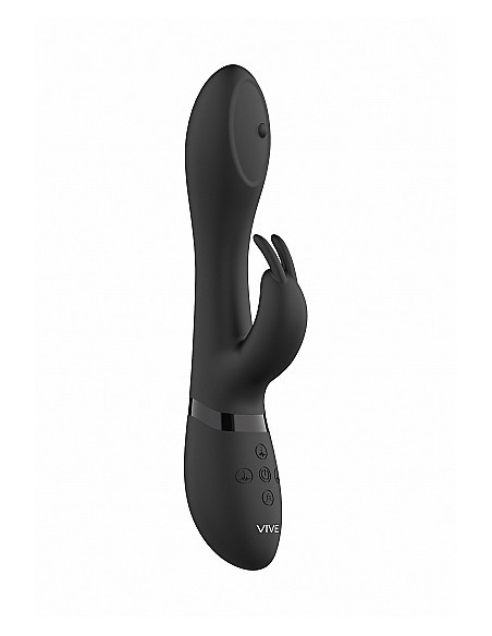 Wibrator Mira - Spinning G-Spot Rabbit - Black - Wibratory Króliczki - 1