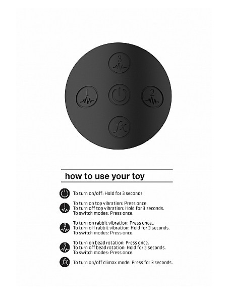 Wibrator Mira - Spinning G-Spot Rabbit - Black - Wibratory Króliczki - 3