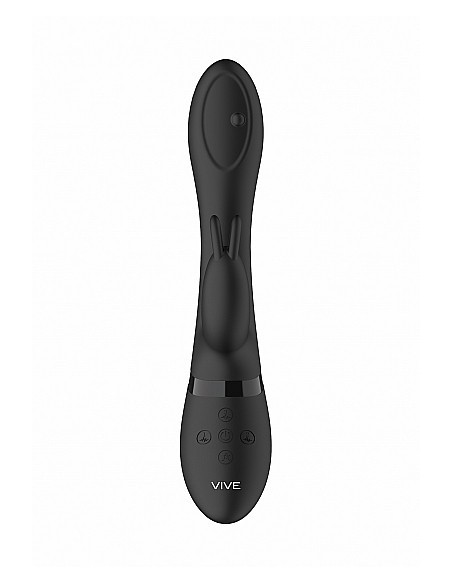 Wibrator Mira - Spinning G-Spot Rabbit - Black - Wibratory Króliczki - 7