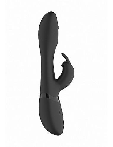 Wibrator Mira - Spinning G-Spot Rabbit - Black - Wibratory Króliczki - 8
